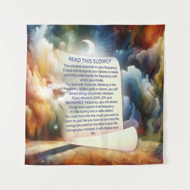 Metaphysical Timeless Spiritual Fantasy Themes Tapestry (Front)
