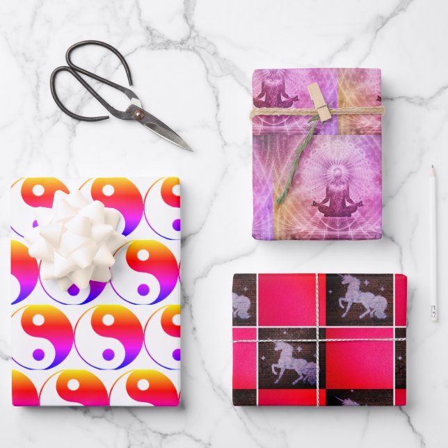 Metaphysical  wrapping paper sheet (Front)