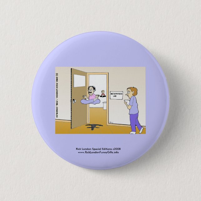 Metaphysics Lab Classic Cartoon Key Chain 6 Cm Round Badge (Front)