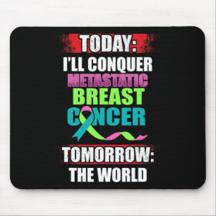 Metastatic Breast Cancer Awareness Beat Warrior Mouse Mat