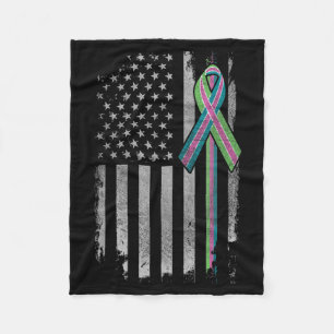 Metastatic Breast Cancer Awareness Shirt American Fleece Blanket