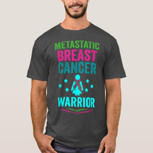 Metastatic Breast Cancer Awareness Tackling Warrio T-Shirt