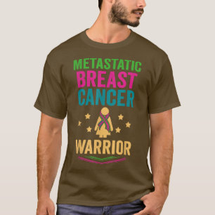Metastatic Breast Cancer Awareness Tackling Warrio T-Shirt
