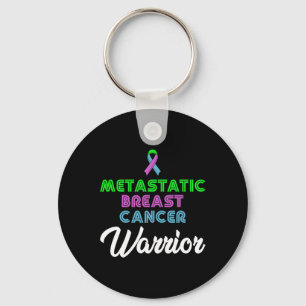 Metastatic Breast Cancer Awareness Warrior 1 Key Ring