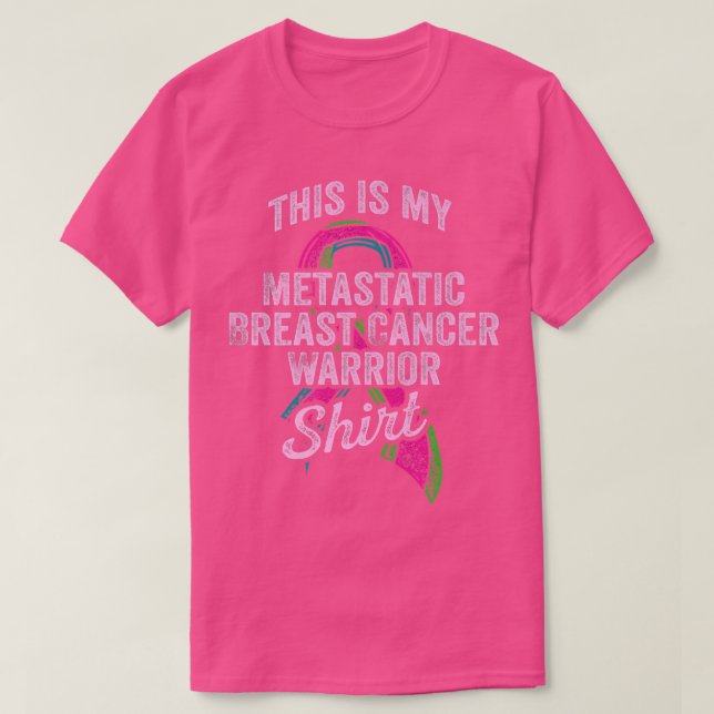 Metastatic Breast Cancer Awareness Warrior  2269  T-Shirt (Design Front)