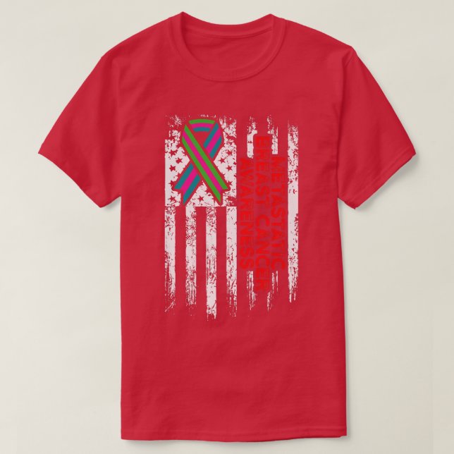 Metastatic Breast Cancer Awareness Warrior  2273  T-Shirt (Design Front)