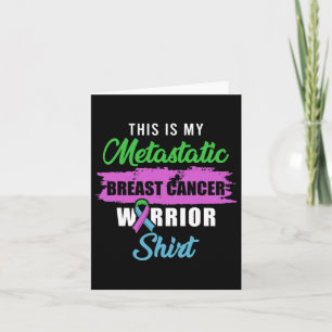 Metastatic Breast Cancer Awareness Warrior Card