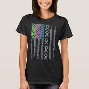Metastatic Breast Cancer Flag Awareness Survivor G T-Shirt