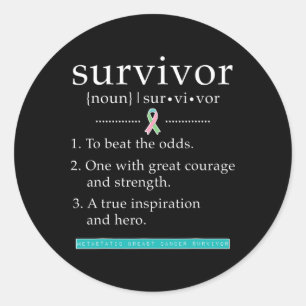 Metastatic Breast Cancer Survivor  Classic Round Sticker