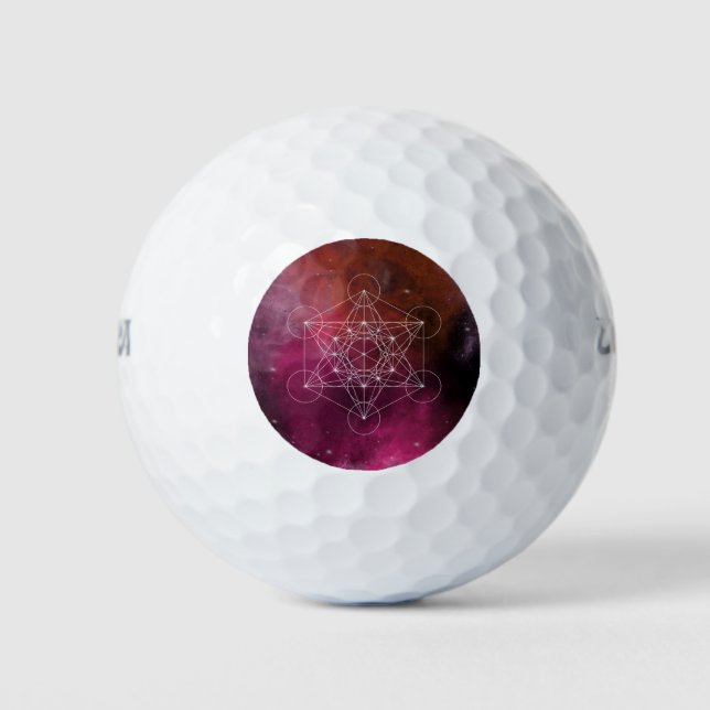 Metatron arcangel zen golf balls (Front)