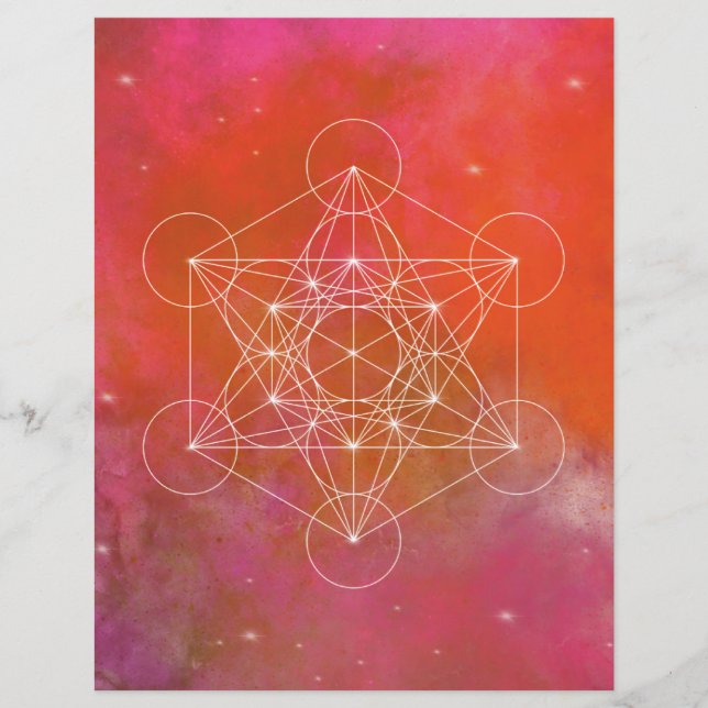 Metatron, chakra,zen,sacred geometric, angel, (Front)