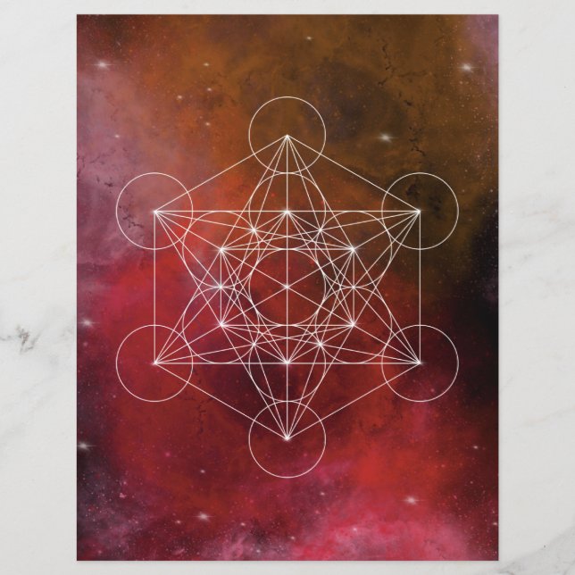 Metatron, chakra,zen,sacred geometric, angel (Front)