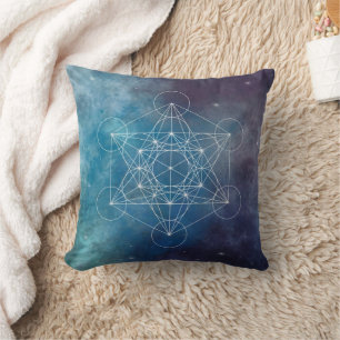 Metatron, chakra,zen,sacred geometric, angel cushion