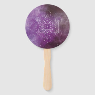 Metatron, chakra,zen,sacred geometric, angel hand fan