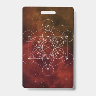 Metatron, chakra,zen,sacred geometric, angel ID badge