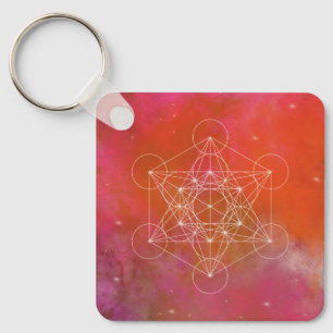 Metatron, chakra,zen,sacred geometric, angel, key ring