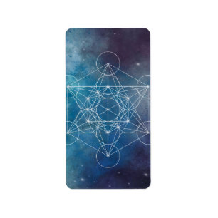 Metatron, chakra,zen,sacred geometric, angel label