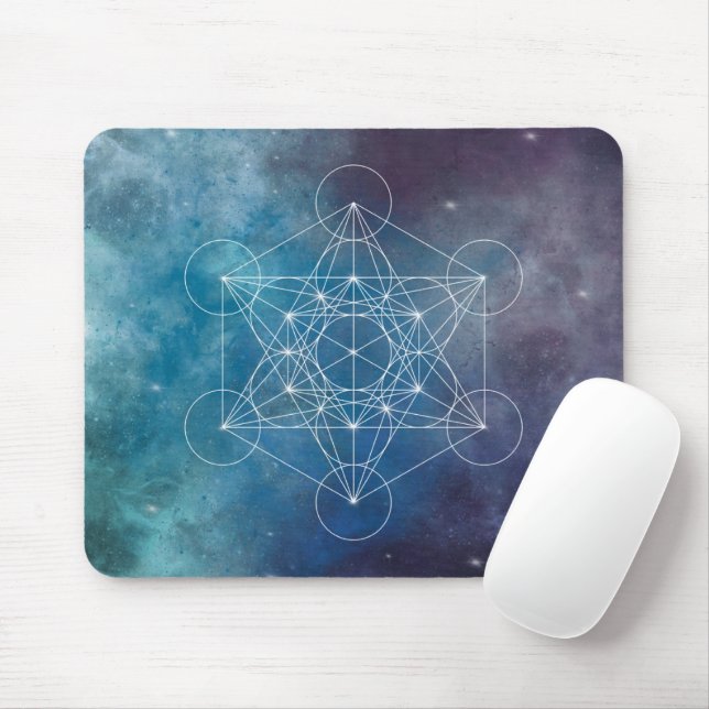 Metatron, chakra,zen,sacred geometric, angel mouse mat (With Mouse)