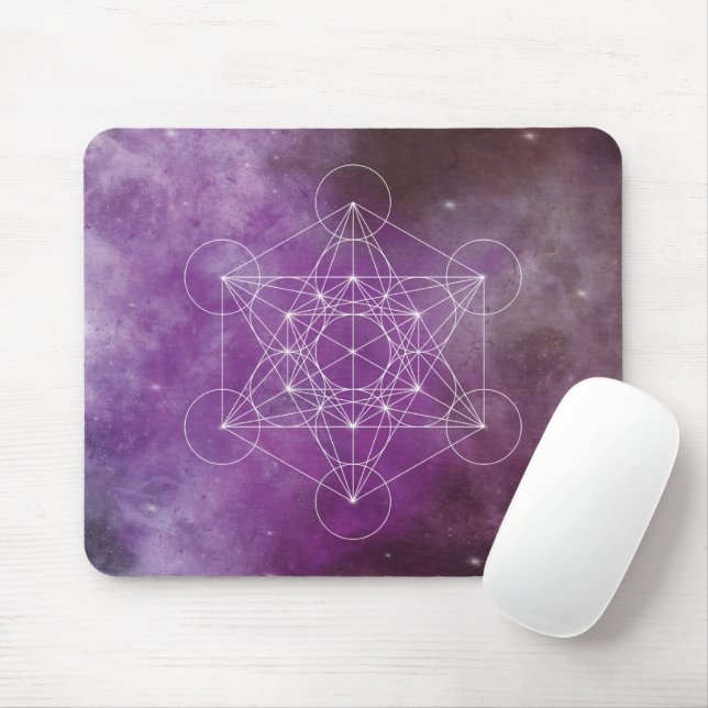 Metatron, chakra,zen,sacred geometric, angel mouse mat (With Mouse)