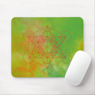 Metatron, chakra,zen,sacred geometric, angel mouse mat