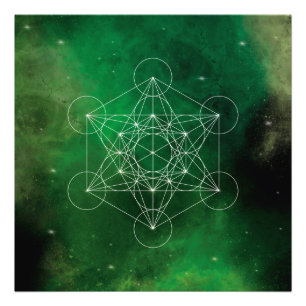 Metatron, chakra,zen,sacred geometric, angel photo print