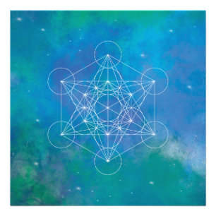 Metatron, chakra,zen,sacred geometric, angel photo print