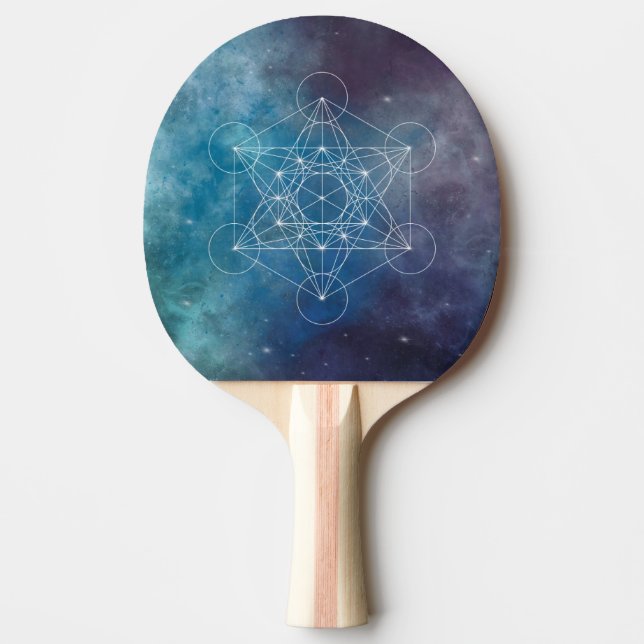 Metatron, chakra,zen,sacred geometric, angel ping pong paddle (Front)