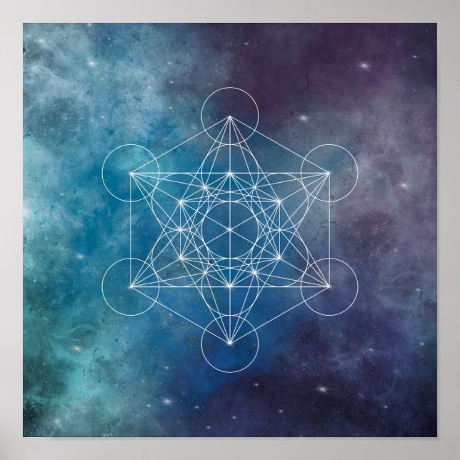 Metatron, chakra,zen,sacred geometric, angel poster (Front)