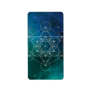 Metatron, chakra,zen,sacred geometric, angel, spir label