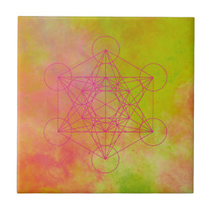 Metatron, chakra,zen,sacred geometric, angel, tile