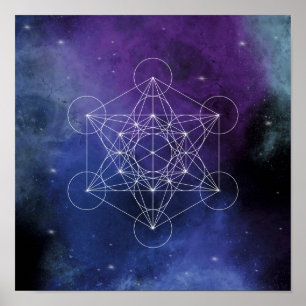 Metatron, chakra,zen,sacred geometric, geometry, poster