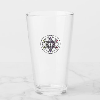 Metatron Cube Glass Cup