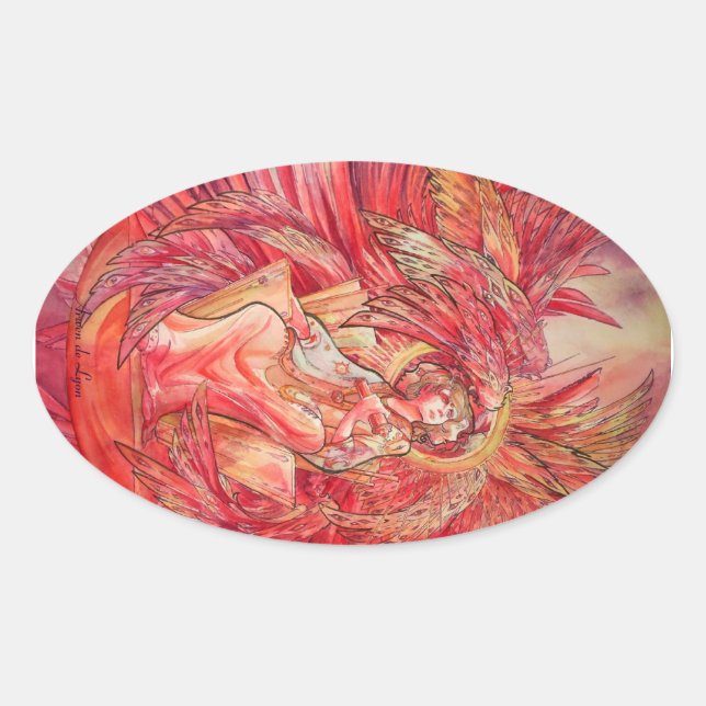 Metatron Oval Sticker (Front)