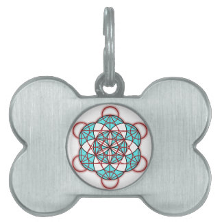 Metatron Red Pet Name Tag