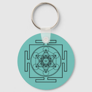 Metatron’s Cube Key Ring