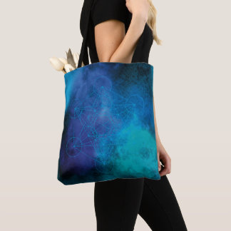 Metatron’s Cube Sacred Geometry Tote Bag