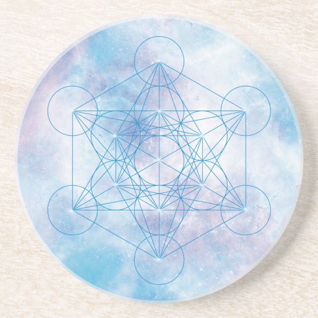 Metatron – Sacred Geometry Coaster (Front)