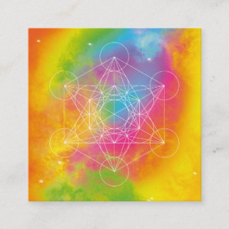 Metatron Square Business Card