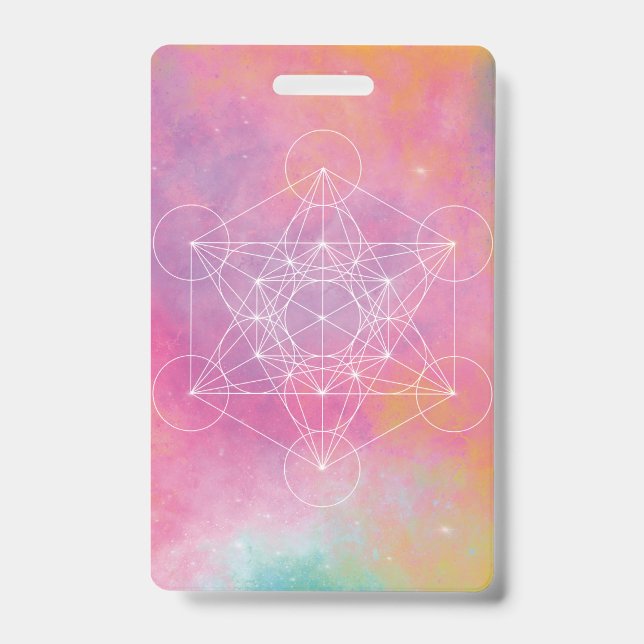 Metatron zen archange ID badge (Front)