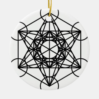Metatrons Cube Ceramic Tree Decoration