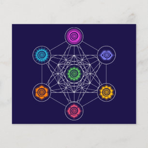 Metatrons Cube, Chakras, Cosmic Energy Centres Flyer