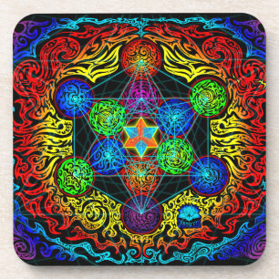 Metatron's Cube Coaster Set of 6