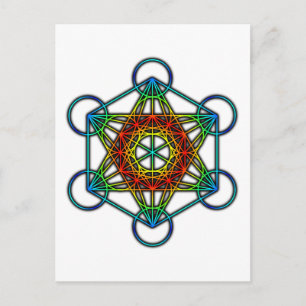 Metatron's Cube (Colour 1) Postcard