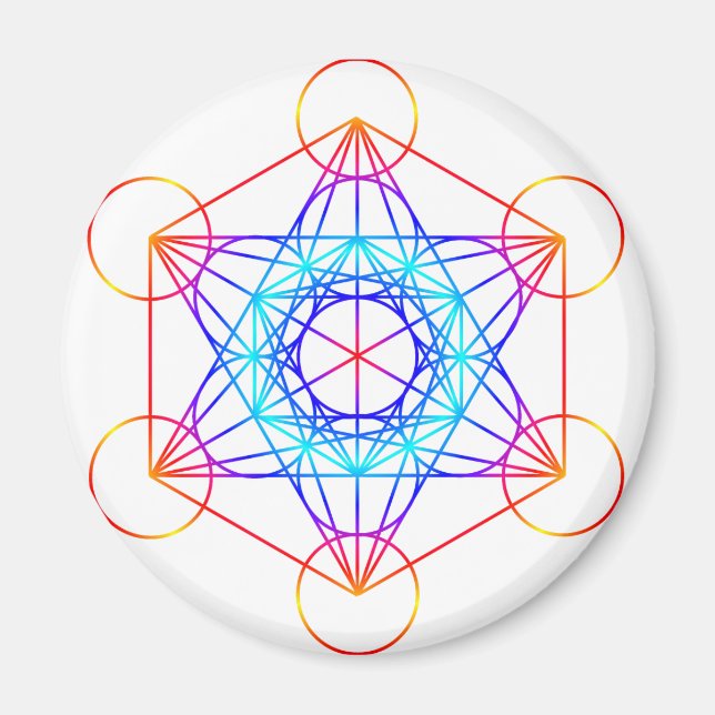 Metatron's Cube (Colour 2) Magnet (Front)