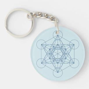 Metatron's Cube Key Ring
