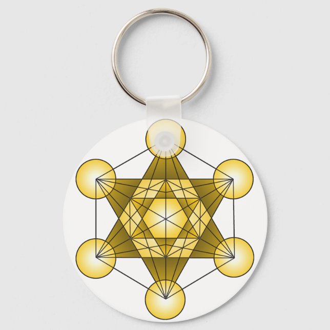 Metatron's Cube Key Ring (Front)