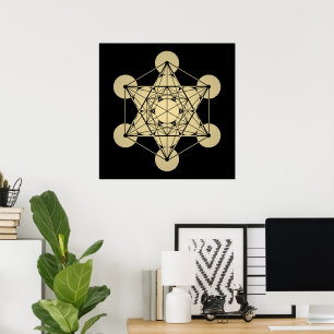 Metatron's Cube Poster