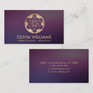 Metatron's Cube Sacred Geometry Business Card