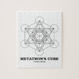 Metatron's Cube (Sacred Geometry) Jigsaw Puzzle