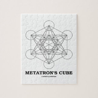 Metatron's Cube (Sacred Geometry) Jigsaw Puzzle